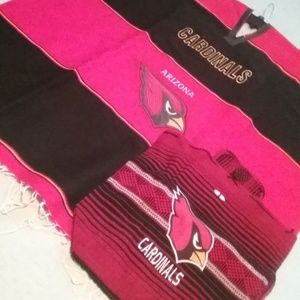 AZ Cardinals poncho and bag
